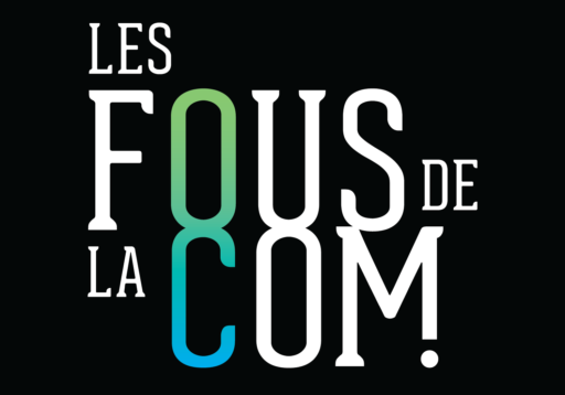 logo les fous de la com